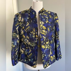 Multicolor Blazer / Jacket - Watercolor Print Women’s Size 10